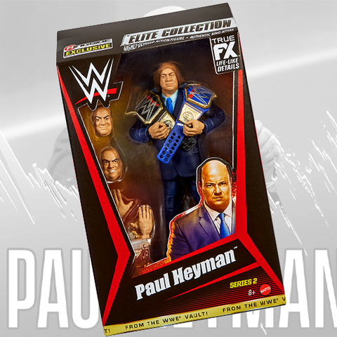 *Signed* Paul Heyman Elite Figure w/ Case (JSA)