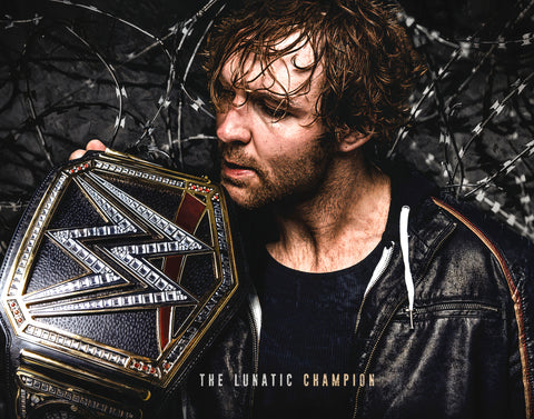 *Signed* Dean Ambrose Metallic 11x14 Poster (JSA)