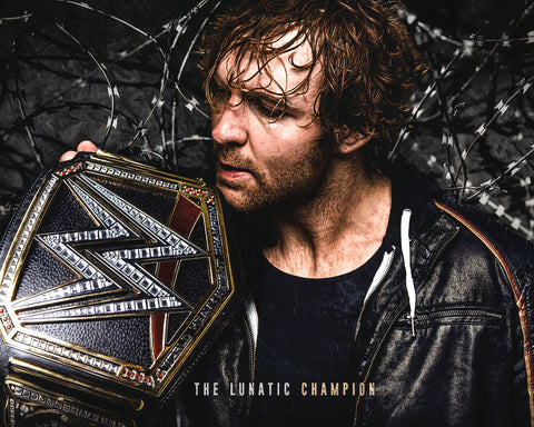 *Signed* Dean Ambrose Metallic 8x10 Promo (JSA)