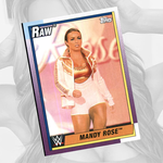 *Signed* Mandy Rose Topps 2021 #26 w/ Case